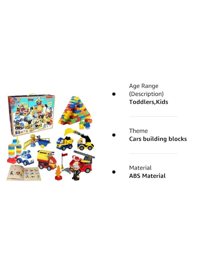 Klobroz Building Blocks for Toddlers 25 171 Pieces Building Blocks Car Set for Kids Classic Large Building Bricks Compatible with All Major Brands Educational Toys Blocks for All Ages  - Image 2