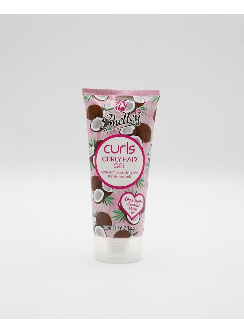 Curly Hair Gel Shea Butter Coconut And Castor Oils 200ML