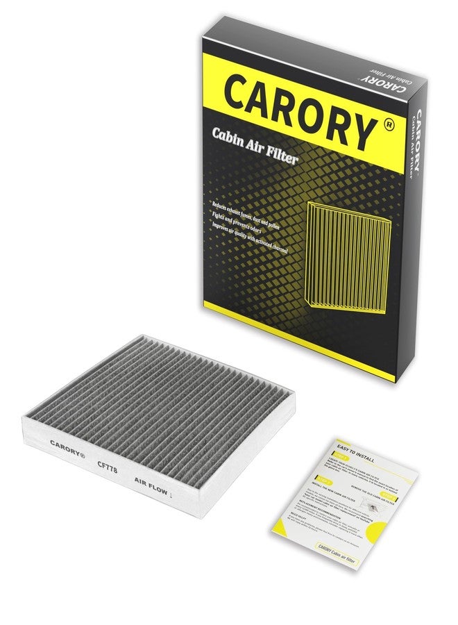 Carory Cabin Air Filter w/Activated Carbon for 2011-2016 Cruze, 2013-2015 Malibu, 2013-2022 Trax, 2013-2022 Encore, 2012-2020 Sonic, 2010-2016 SRX, 2010-2016 LaCrosse, 2013-2022 Spark, and More - Image 1