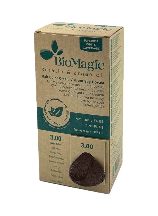 كريم صبغة الشعر، 3.00 بني داكن 512