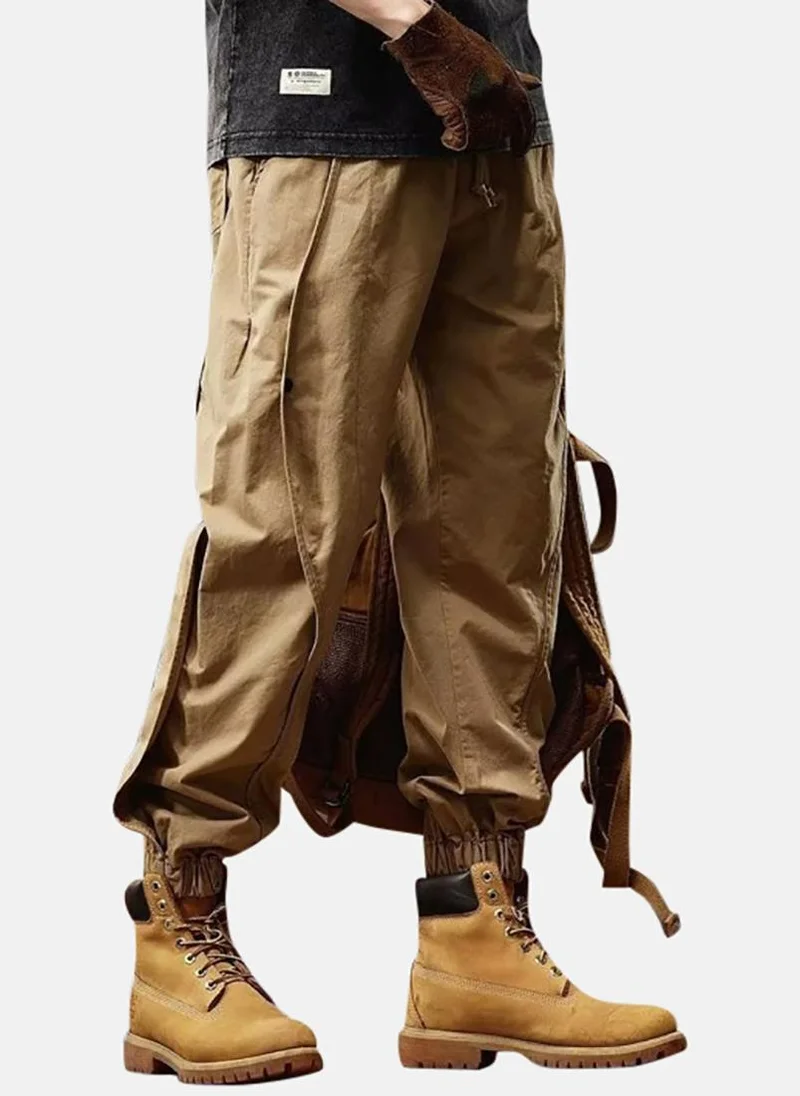 يونيكي Khaki Solid Joggers