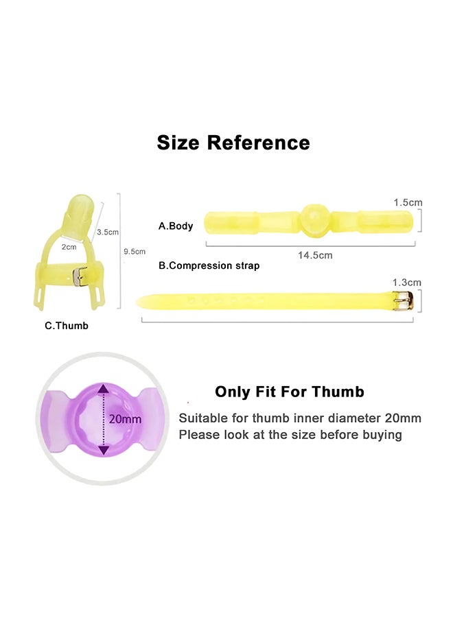 3-Piece Thumb Sucking Prevent Finger Guard