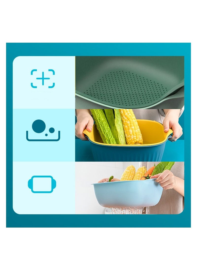 Deo King Kitchen Vegetable and Fruit Drainage Basket Set-Large, Medium and Small Size  - Image 5