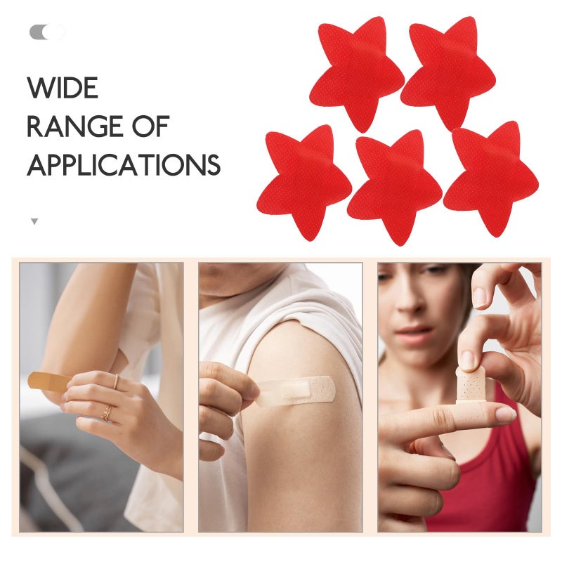 Star Shaped Wound Bandages 20Pcs Self Adhesive Breathable For Cuts Scrapes - Image 4