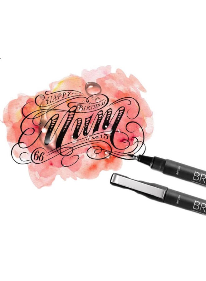 Snowhite Fine Line Pen, Waterproof Drawing Pen, Art Design Outlining Pen, Comic Pen, Sketch Pen, Line Drawing Pen, Common Series, Fine 3-Pack - Image 2