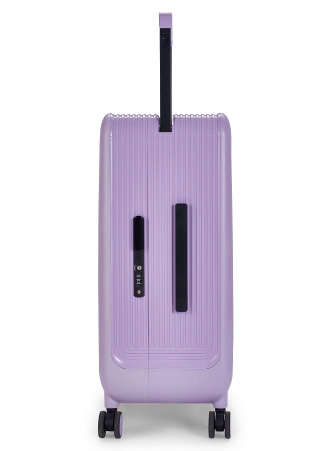 LIMRA Travel Bag From Limra Made Of PC Cabin Carry Check-In Luggage Trolley Size 20 inch Color Purple - Image 3