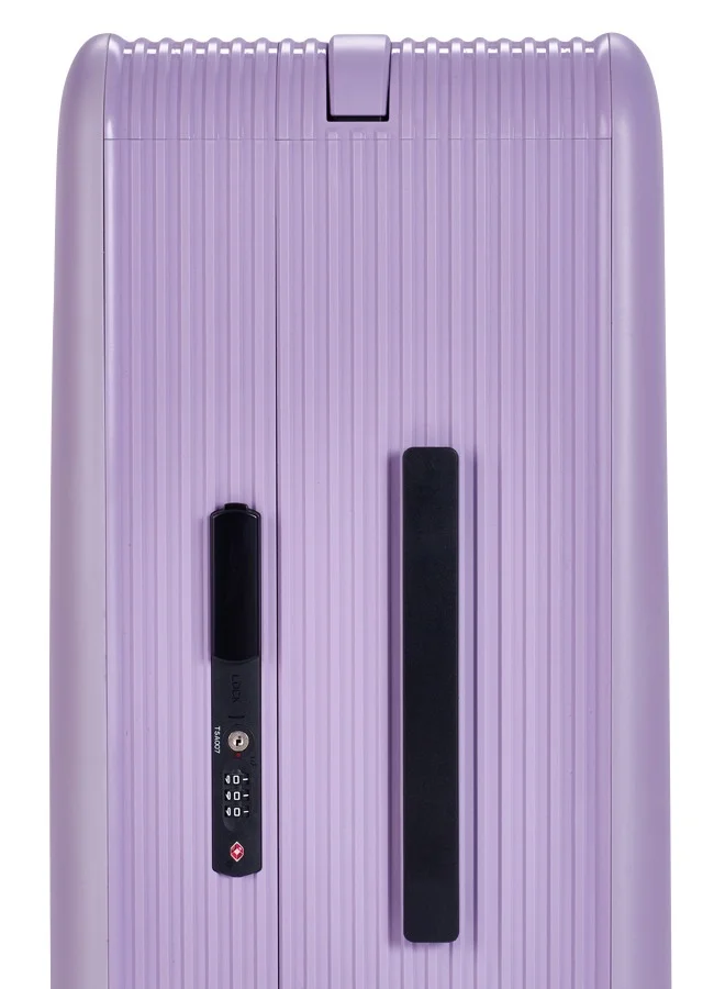 LIMRA Travel Bag From Limra Made Of PC Cabin Carry Check-In Luggage Trolley Size 20 inch Color Purple