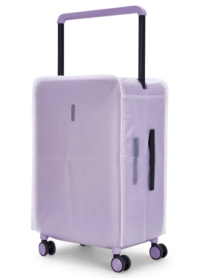 LIMRA Travel Bag From Limra Made Of PC Cabin Carry Check-In Luggage Trolley Size 20 inch Color Purple