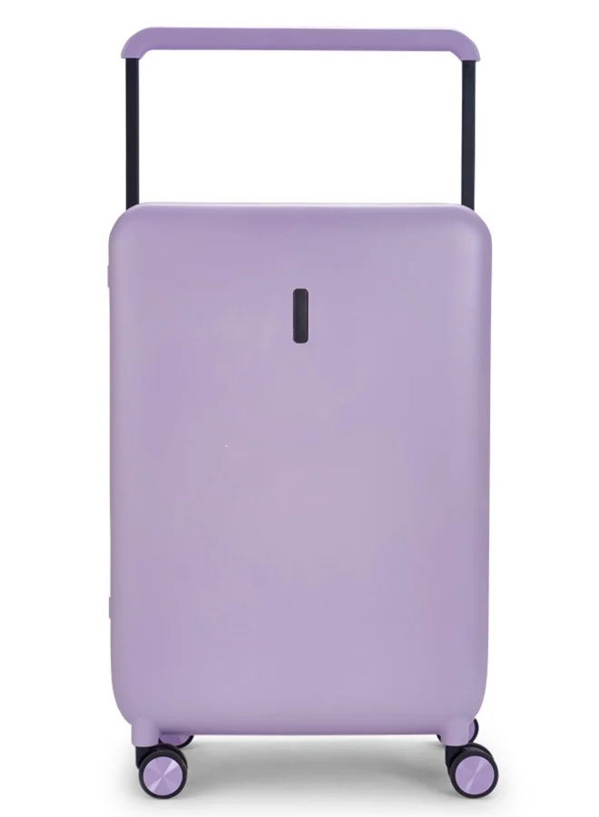 LIMRA Travel Bag From Limra Made Of PC Cabin Carry Check-In Luggage Trolley Size 20 inch Color Purple