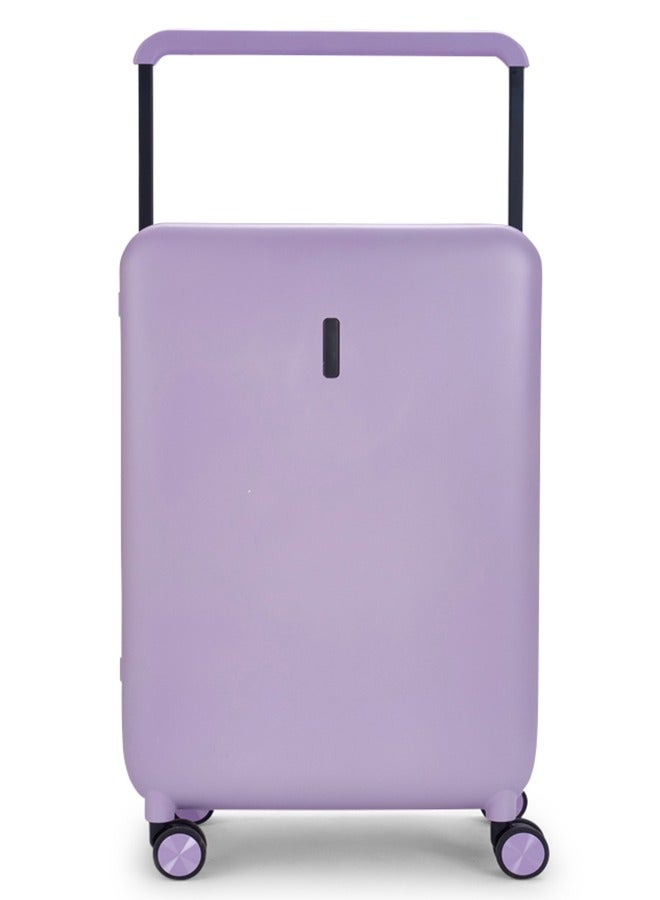 LIMRA Travel Bag From Limra Made Of PC Cabin Carry Check-In Luggage Trolley Size 20 inch Color Purple - Image 2