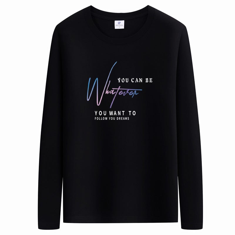 Autumn Long-Sleeved T-Shirt Men's Trbottomy Brand Loose Round Neck Casual Bottoming Shirt 2025 Spring and Autum New Pure Cotton T-Shirt for Men - Image 3
