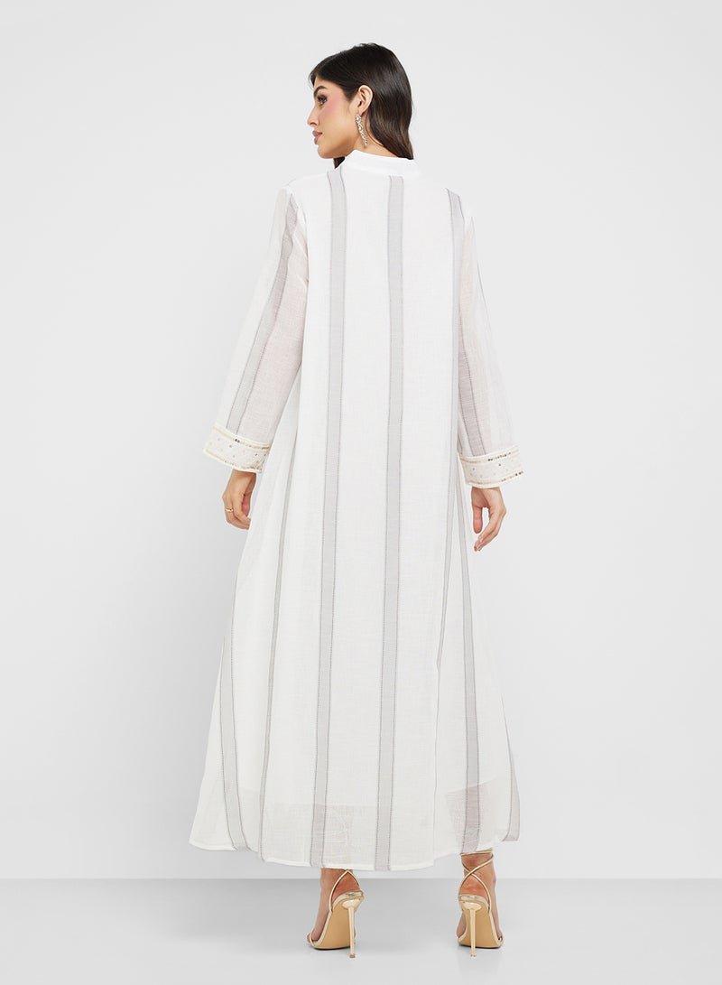 Khizana Embroidered Jalabiya  - Image 2