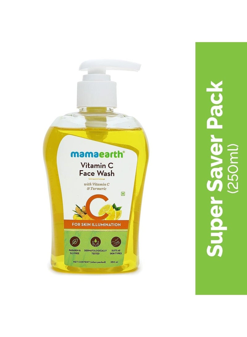 Mamaearth Vitamin C Face Wash for Women and Men 250ml. - Image 4
