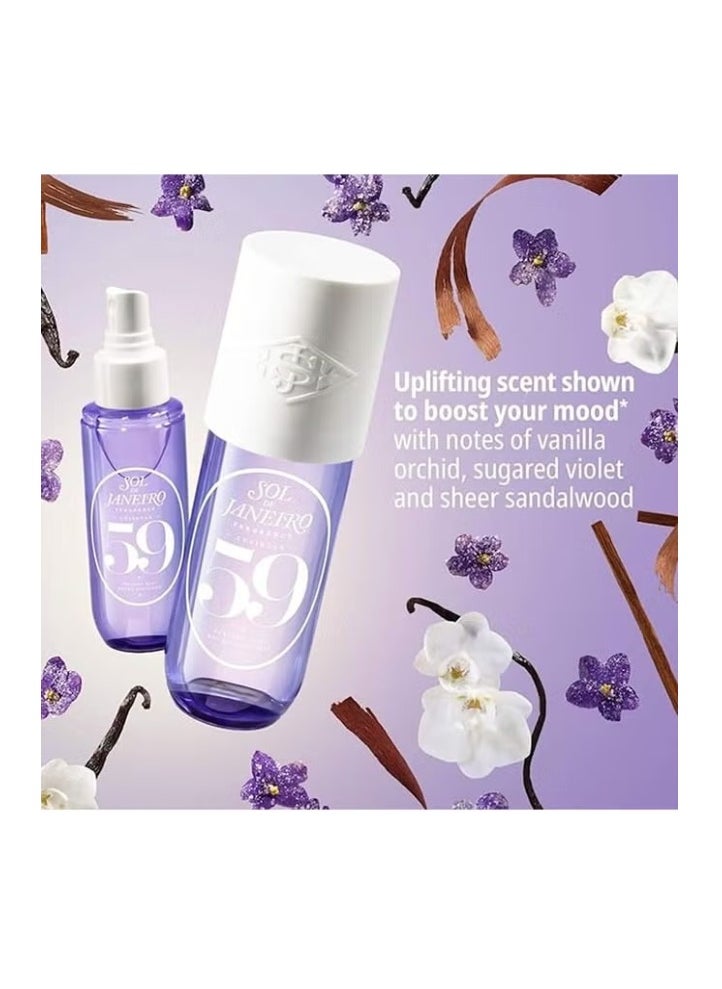 Sol de Janeiro - Fragrance Cheirosa 59 Perfume Mist 90ml, Brume Parfumee, Vanilla Orchid, Violet, and Sandalwood Fragrance - Image 1