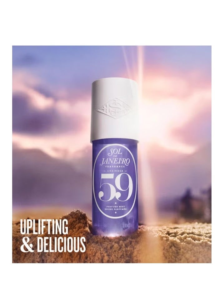 Sol de Janeiro - Fragrance Cheirosa 59 Perfume Mist 90ml, Brume Parfumee, Vanilla Orchid, Violet, and Sandalwood Fragrance - Image 1