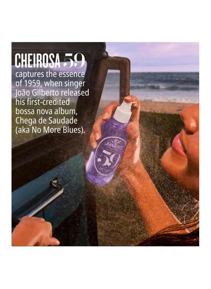 Sol de Janeiro - Fragrance Cheirosa 59 Perfume Mist 90ml, Brume Parfumee, Vanilla Orchid, Violet, and Sandalwood Fragrance - Image 1