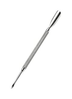 NIBEMINENT Double Sided Stainless Steel Nail Cuticle Pusher Tool Silver  - Image 1