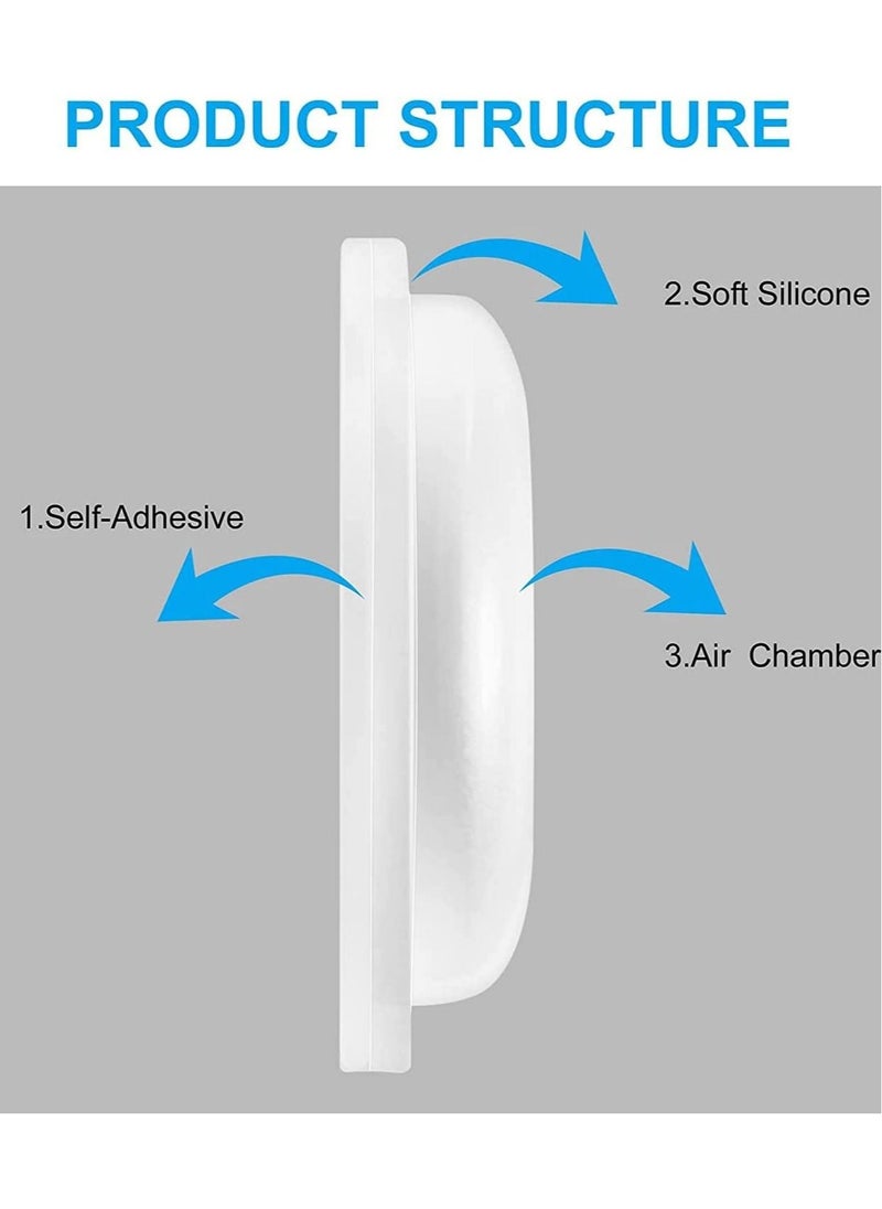 Captaintech - Eyeglass Nose Pads, Soft Silicone Adhesive Glasses, Anti-Slip Heighten Air Chamber Nose Pads, Design More Soft and Comfortable for Full Plastic Frames, Eyeglasses, Sunglasses 20 Pairs - Image 1