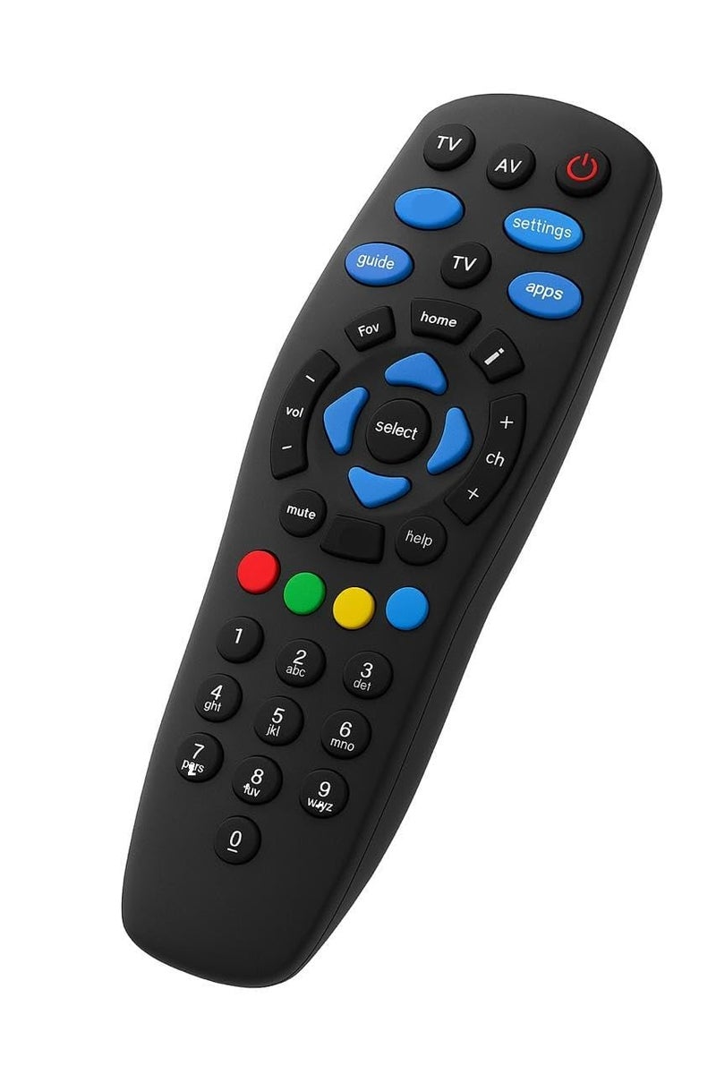 AULCMEET Replacement Remote Compatible with Tata Sky Original HD Set Top Box|Compatible with Tatasky/Tataplay SD Setup Box - Image 1