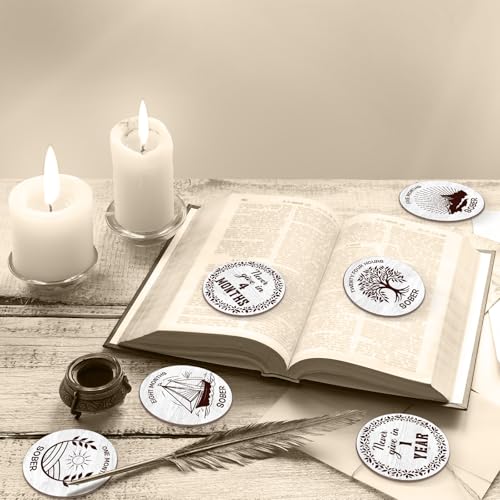 Feifeiya 28 Pcs Aa Sobriety Coins Set Recovery Aa Chips and Medallions Wooden 24hr Newcomer 111 Months Sober Anniversary Tokens Alcoholics Sobriety Gifts for Men and WomenWhite - Image 5