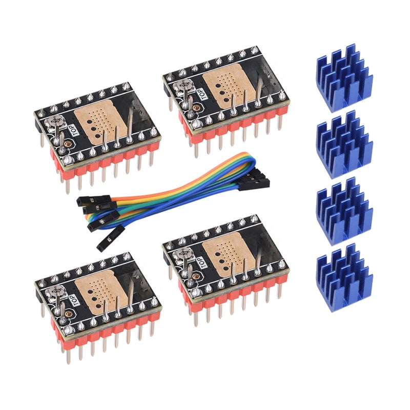 وحدة تحرك المحرك الخطي BIQU TMC2226 V1.0 UART 2.8A قطع طابعة ثلاثية الأبعاد لـ SKR V1.3 V1.4 Turbo CR10 Ender 3 4 قطع - Image 1