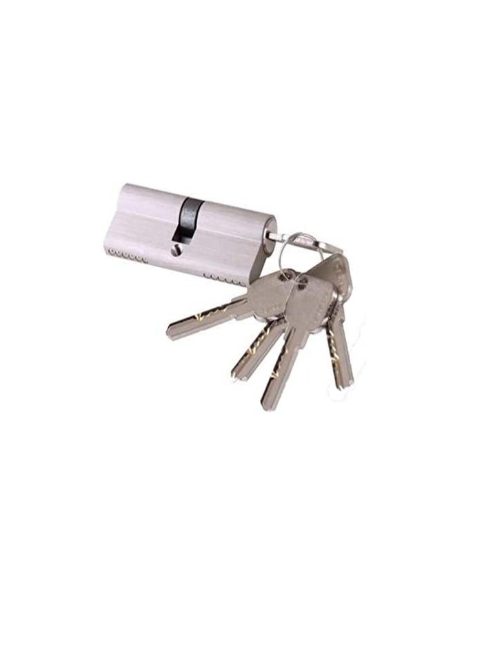 Door Lock Cylinder 70mm (35-35) with 5 Computer Keys  - Image 2