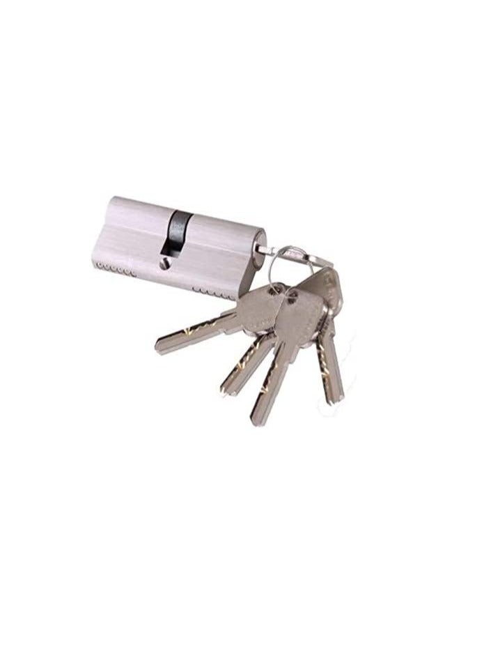 Door Lock Cylinder 70mm (35-35) with 5 Computer Keys  - Image 1
