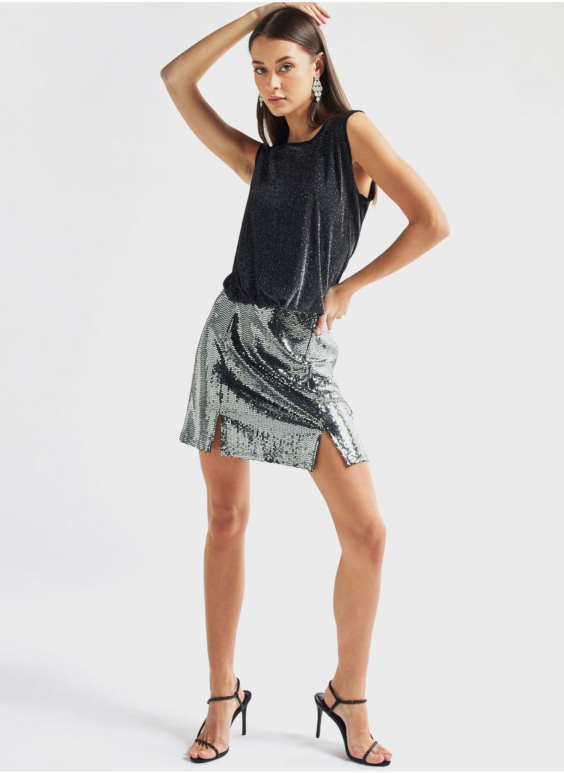 FAV Crew Neck Knitted Top  - Image 4