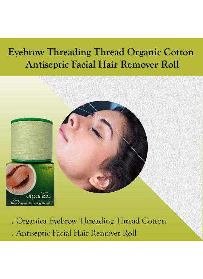 Organica Organica Face & Eyebrow Threading Thread Organic x 1 thread spool eyebrow makeup facial dermaplaning hair removal epilator tool  - Image 2