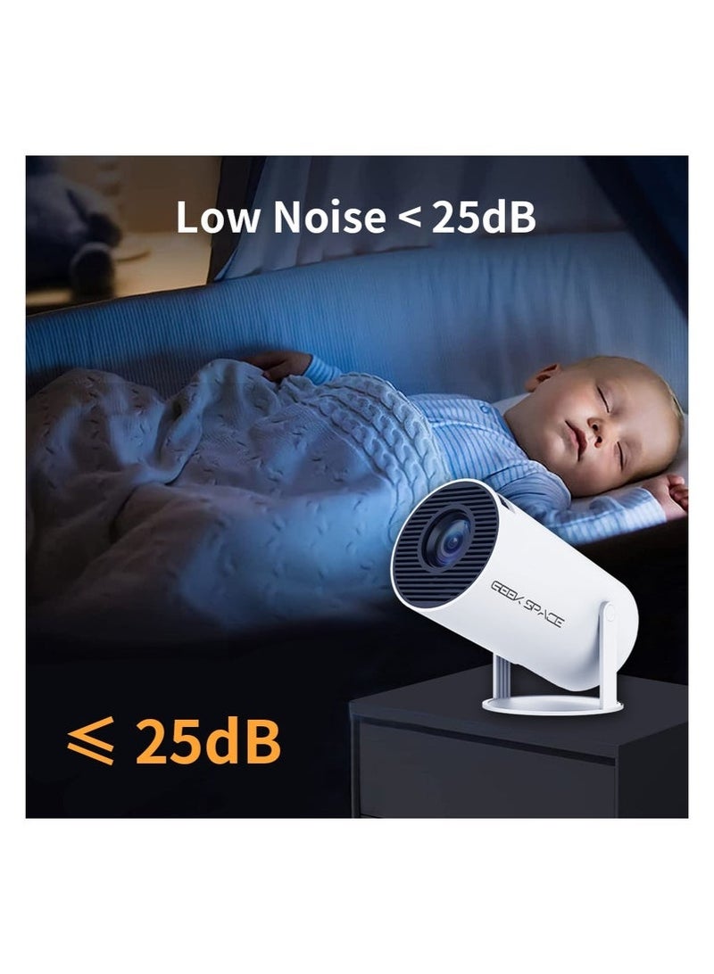 المهوس الفضاء X10 Plus Portable Multimedia Projector with 2000 Built-in Retro Games – Home Theater Projector for Movies, Gaming, and Entertainment – LED Projection with HDMI/USB Input, Remote Control – Ideal for Family Fun, Kids, Parties  Indoor Play - Image 3