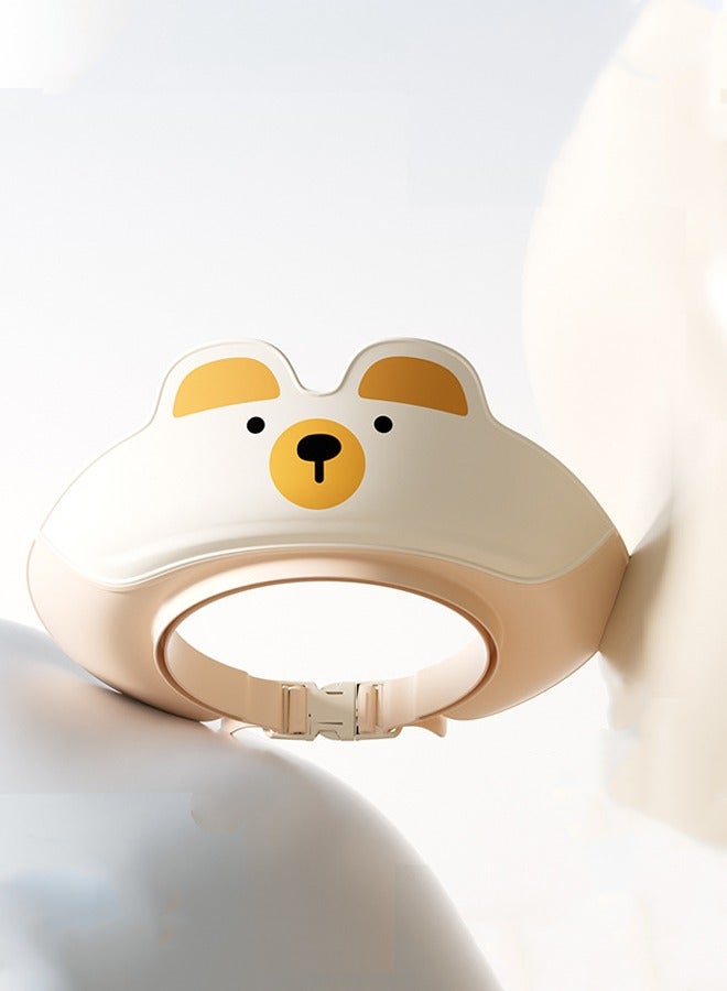 Baby shower caps Baby ear protection shampoo cap Children's shower caps with ear protection The girth is adjustable Suitable for babies aged 0-3 years