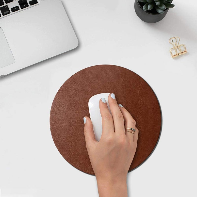 Daily Objects Turf Desk Mat Trio Bundle | Turf Vegan Tray | Orb Mouse Pad - Limited Edition | Work from Home/Office/Gaming | Premium Vegan Leather | Anti-Skid | Anti-Slip | Reversible | 85 * 45 cm |Tan - Image 3