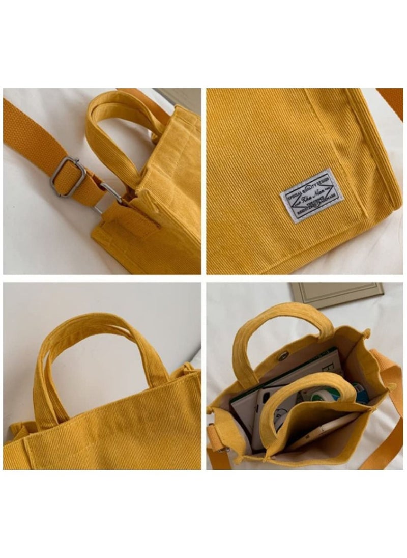 Arabest - Tote Bag Women Small Satchel Bag Stylish Tote Handbag for Women Corduroy Hobo Bag Fashion Crossbody Bag College Bag 2023 - Image 1