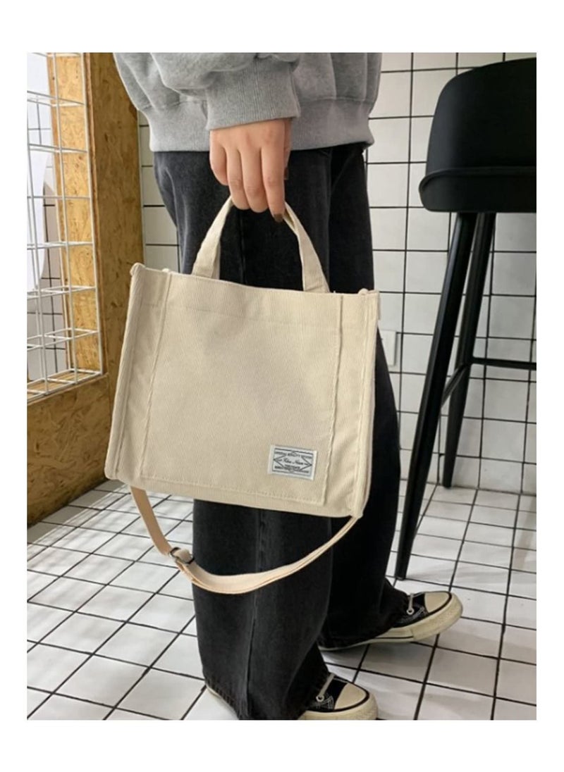 Arabest - Tote Bag Women Small Satchel Bag Stylish Tote Handbag for Women Corduroy Hobo Bag Fashion Crossbody Bag College Bag 2023 - Image 1