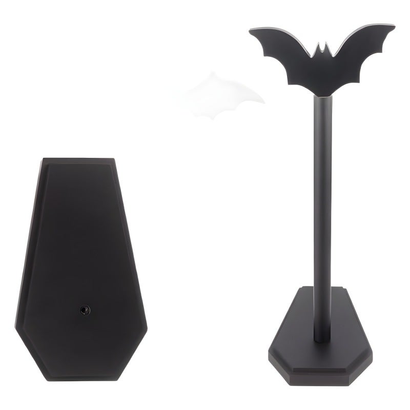 Gothic Coffin Paper Holder Dark Art Design Embossed Patterns – Detachable Lid Vintage Storage for Halloween Home Decor - Image 1
