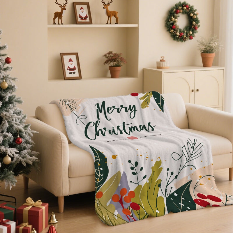 Source Manufacturer Christmas Flannel Blanket Customized With Free Proofing And Support For Size Customization Jit Dropshipping - Image 3