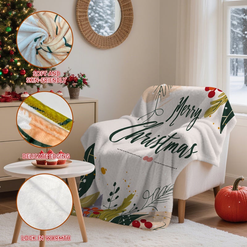 Source Manufacturer Christmas Flannel Blanket Customized With Free Proofing And Support For Size Customization Jit Dropshipping - Image 4