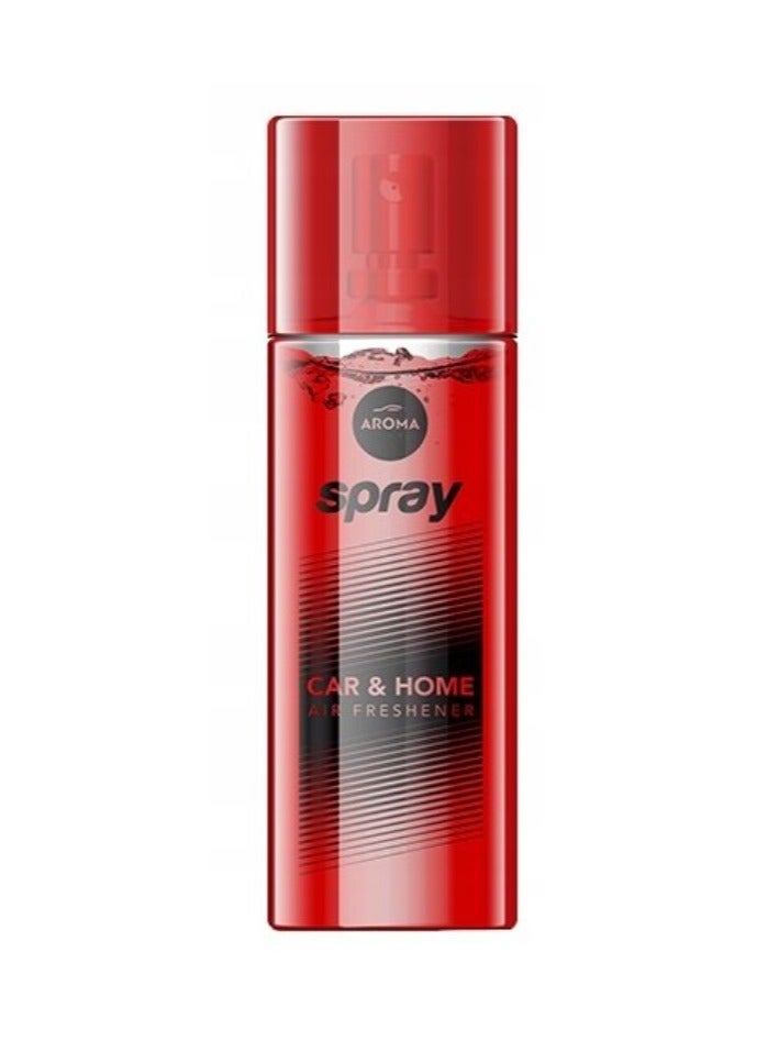 Aroma Car Strawberry Air Freshener Spray 50ML For Cars, Office And Home (Made in Poland) - Image 1