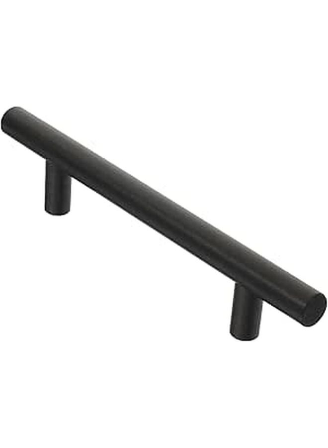 Matte Black Cabinet Knobs and Drawer Pulls 96mm Hole Spacing American Style Wardrobe Kitchen Hardware - Image 1