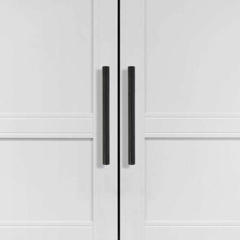 Matte Black Cabinet Knobs and Drawer Pulls 96mm Hole Spacing American Style Wardrobe Kitchen Hardware - Image 5