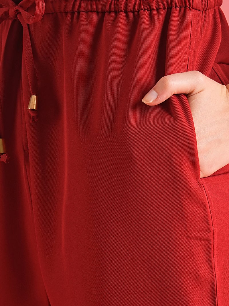 globus Globus Women Shirt Collar Basic Jumpsuit - Image 5