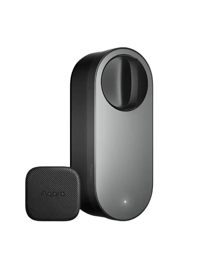 أكارا مجموعة قفل Aqara الذكي U200 Lite، دخول سهل إلى الباب بدون مفتاح بلون أسود مطفي - Image 2
