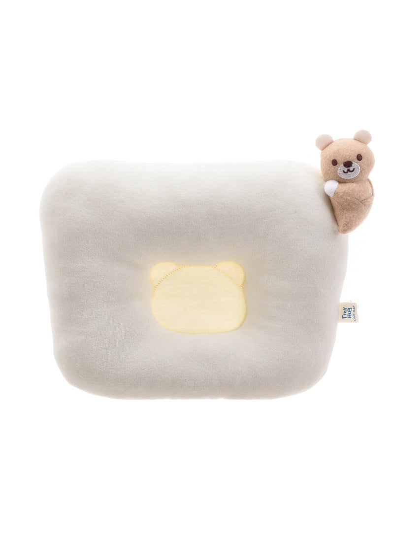 Tiny Hug Newborn Baby Pillow, Soft and Breathable Flat Pillow for Newborns  - Image 1
