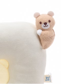 Tiny Hug Newborn Baby Pillow, Soft and Breathable Flat Pillow for Newborns  - Image 4
