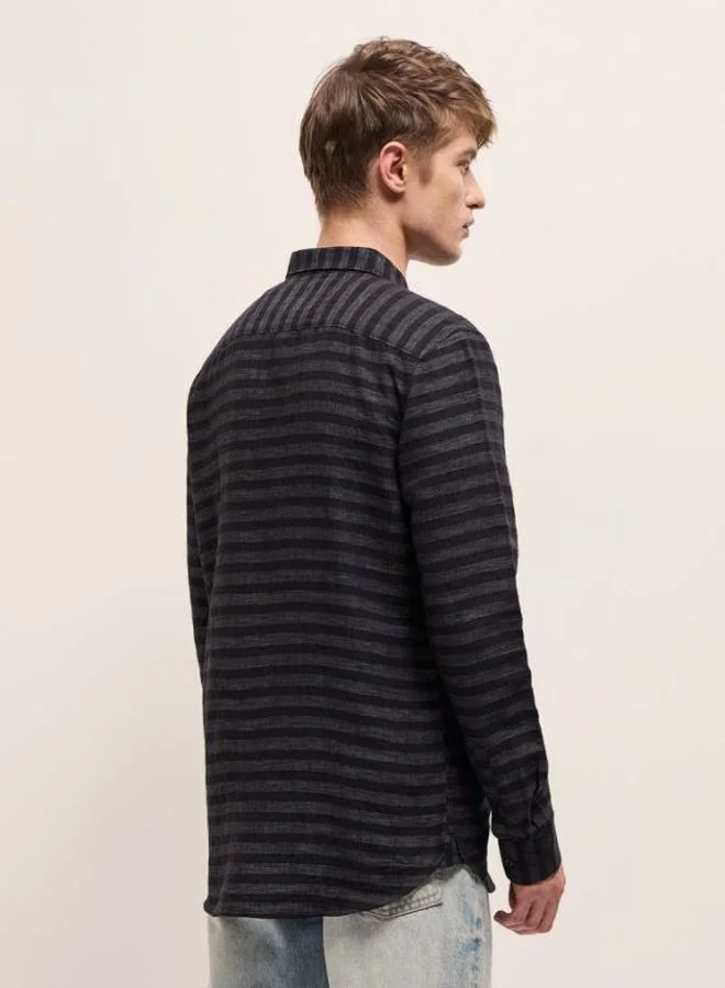 THE BEAR HOUSE Men's Shirt for Casual and Formal Wear | Classic Button-Down Style for Office, Daily Use, Travel, Events & All-Season Outfits | Versatile & Stylish Wardrobe Essential for Every Occasion
