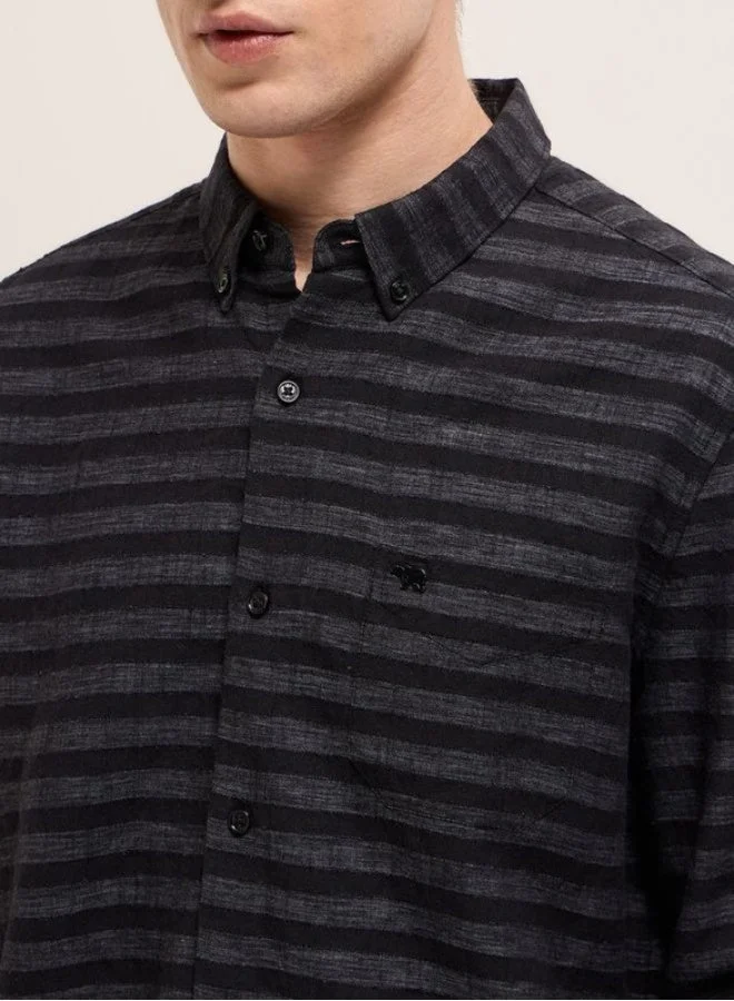 The Bear House  Men's Shirt for Casual and Formal Wear | Classic Button-Down Style for Office, Daily Use, Travel, Events & All-Season Outfits | Versatile & Stylish Wardrobe Essential for Every Occasion for Men | Best Price UAE