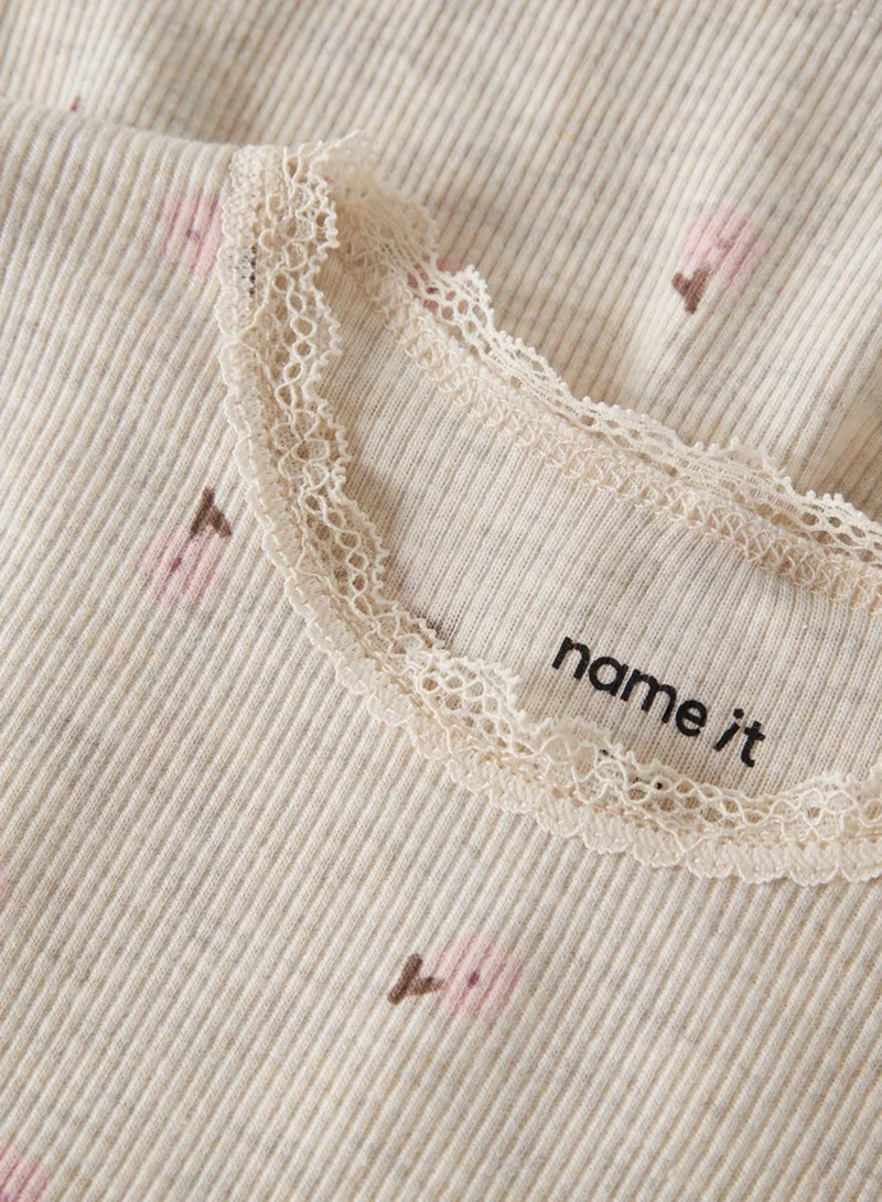 Name It beige Kids Kids Long Sleeve Regular Fit Dress for Women | Best Price UAE