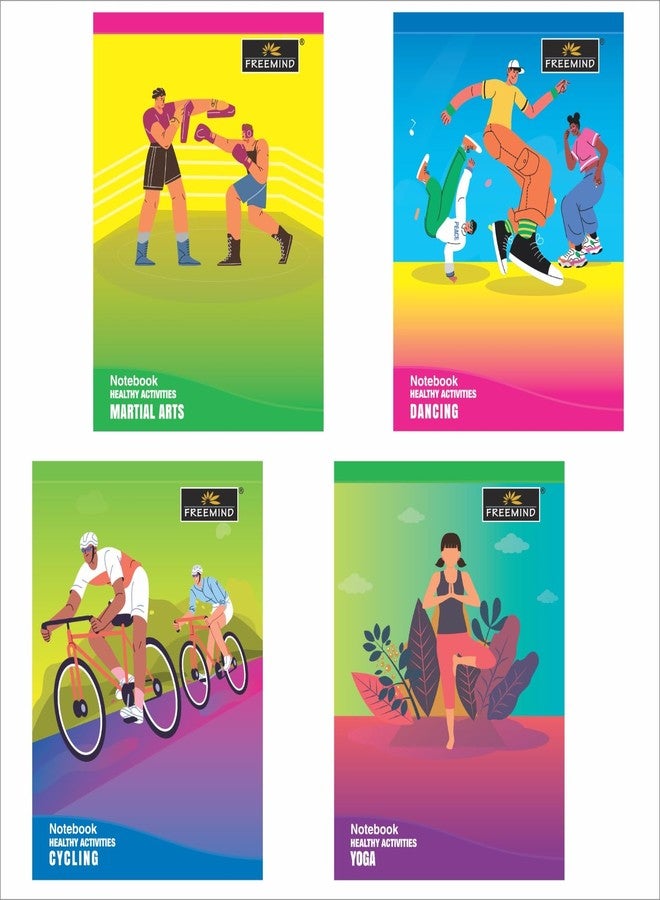 Freemind Text Regular Notebook 700568 Single Line 24 x18 cm 172 Pages Pack of 12 - Image 1