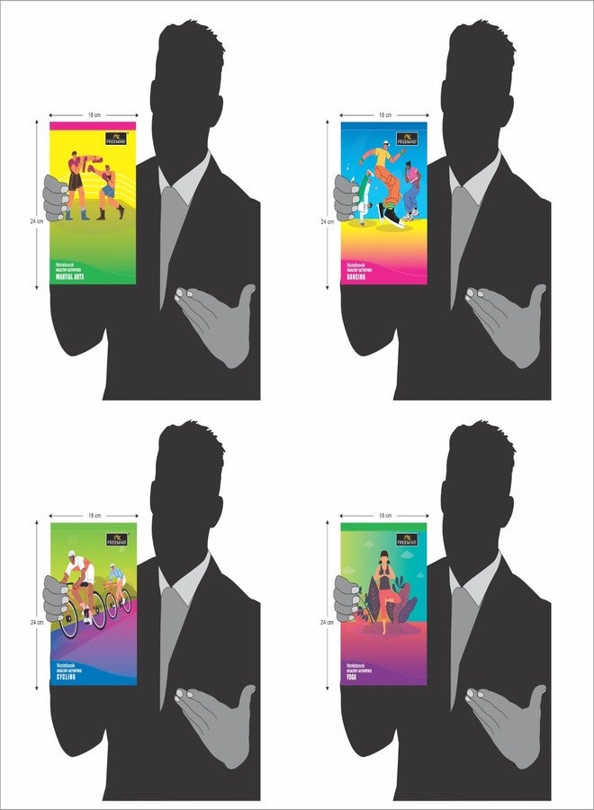Freemind Text Regular Notebook 700568 Single Line 24 x18 cm 172 Pages Pack of 12 - Image 3