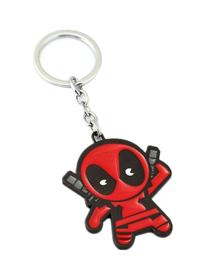 نيبمينينت سلسلة مفاتيح لطيفة من خليط معدني بتصميم مستوحى شخصية البطل الخارق ديدبول